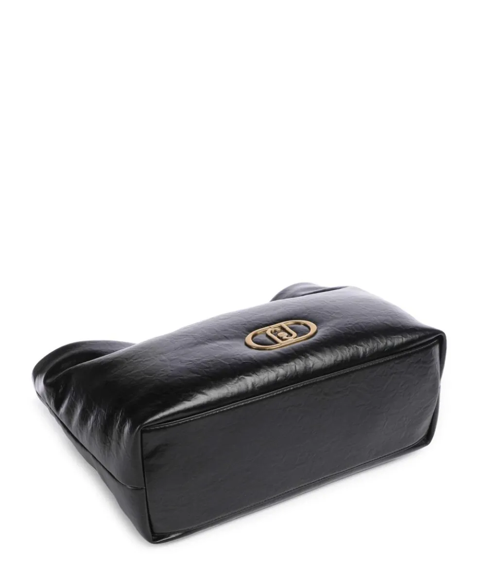 Lapuffy Shopper Lederimitat schwarz