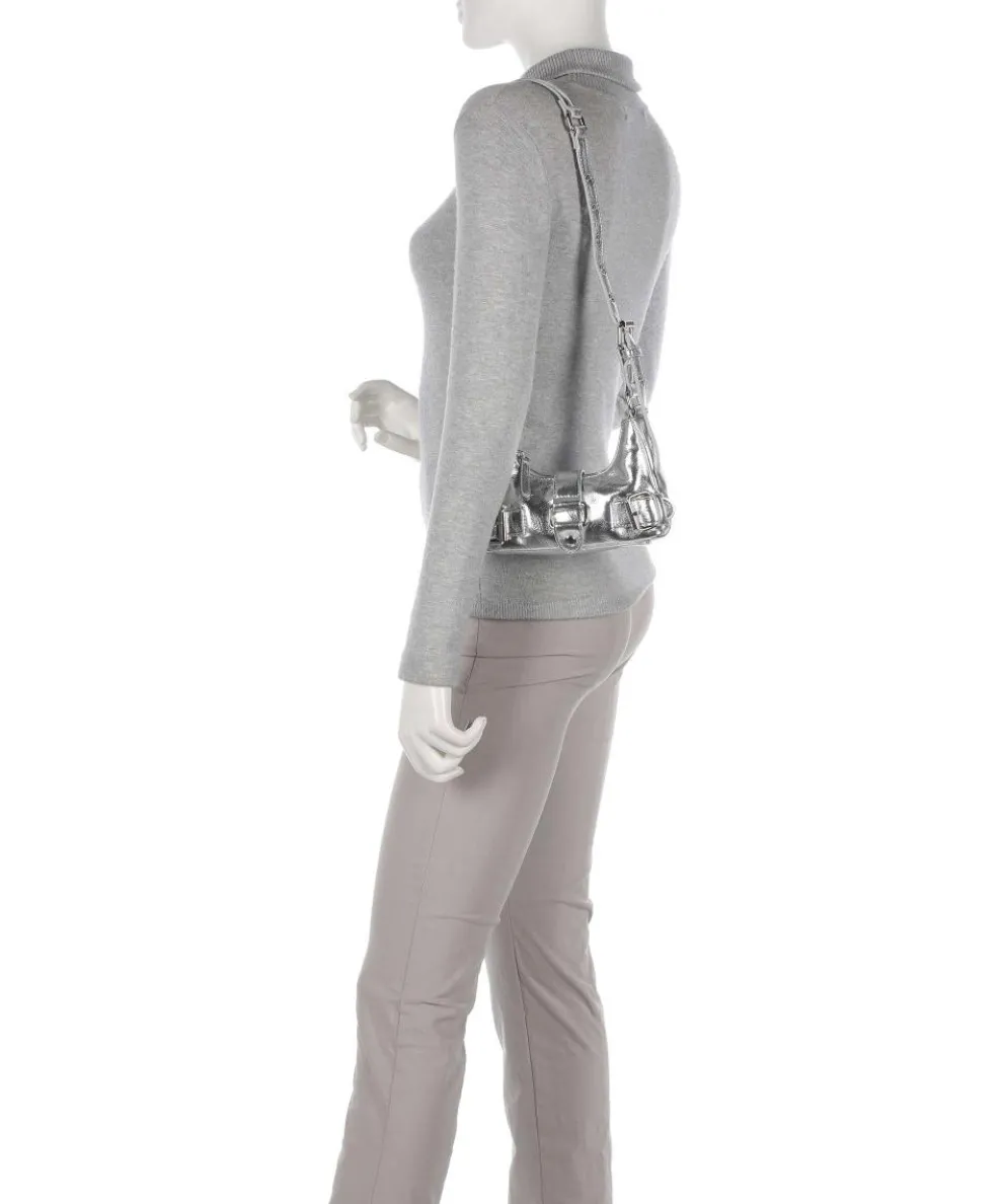 Recycled Cool Palma Schultertasche recyceltes Nylon silber