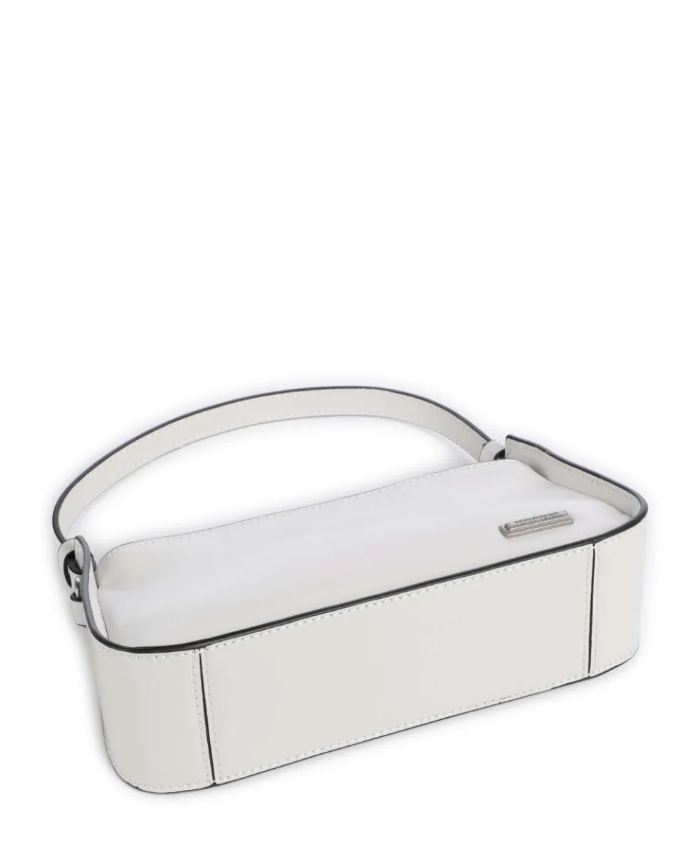 Franzis Calf Optic XS Schultertasche fein genarbtes Leder weiß