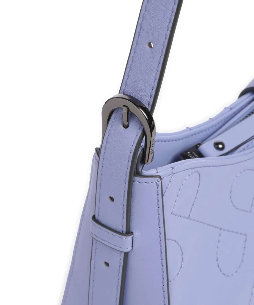 Liberty Schultertasche fein genarbtes Rindsleder violett