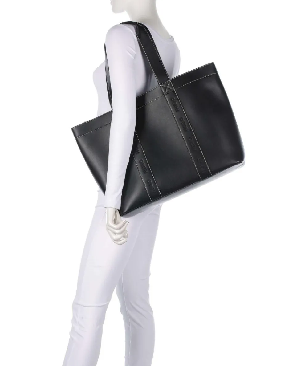 Becky Shopper Lederimitat schwarz