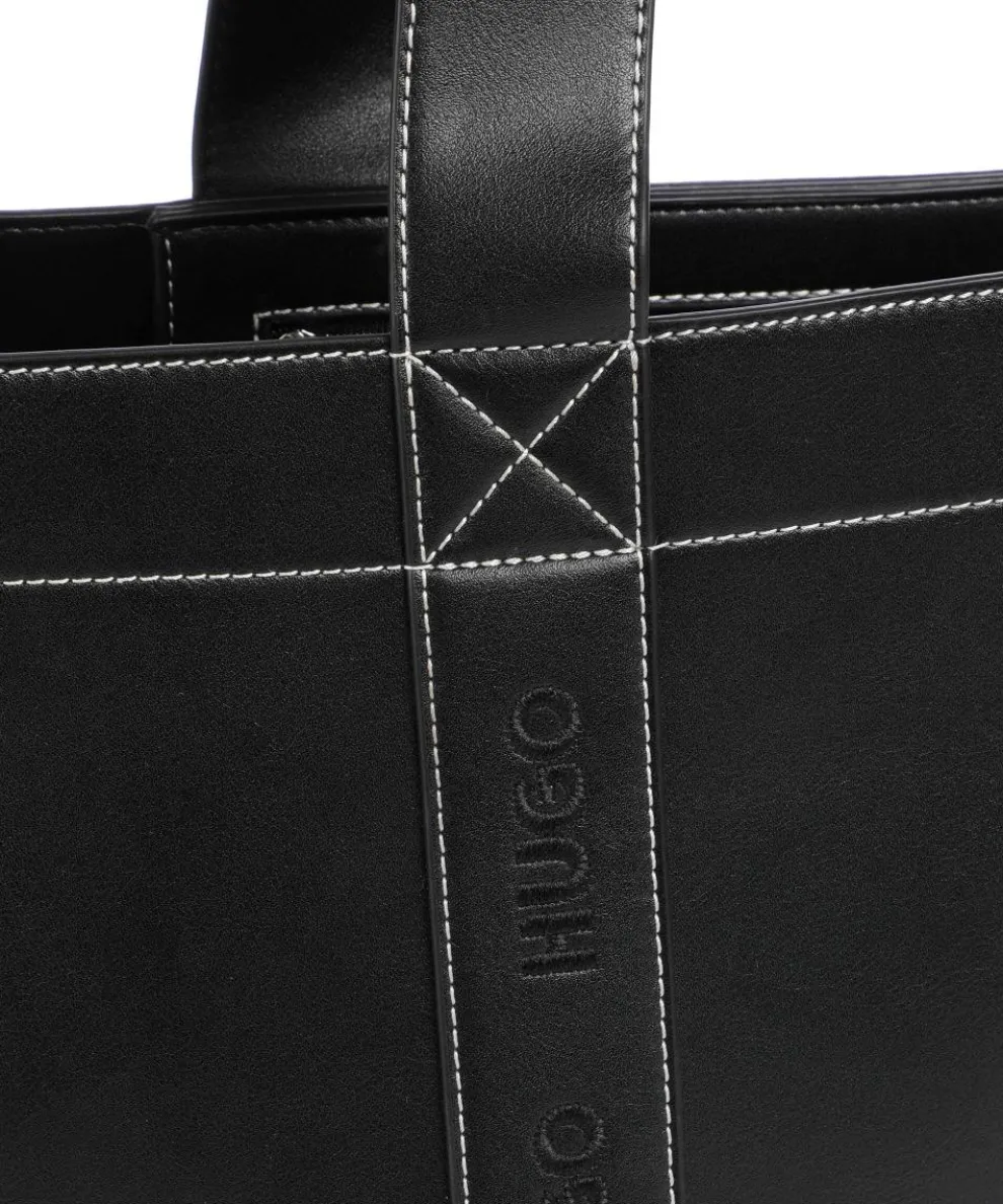 Becky Shopper Lederimitat schwarz