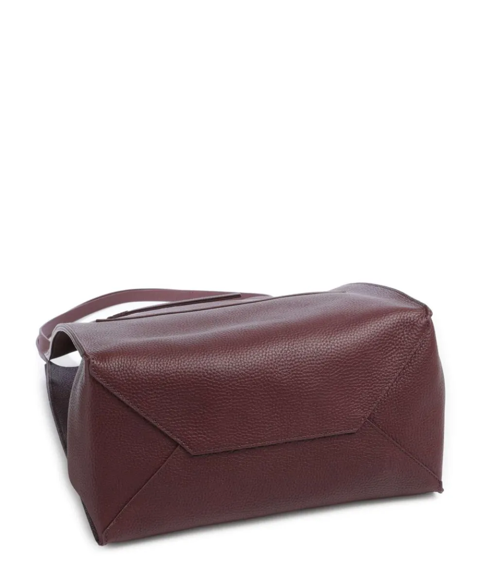 Tammila Shopper genarbtes Rindsleder bordeaux