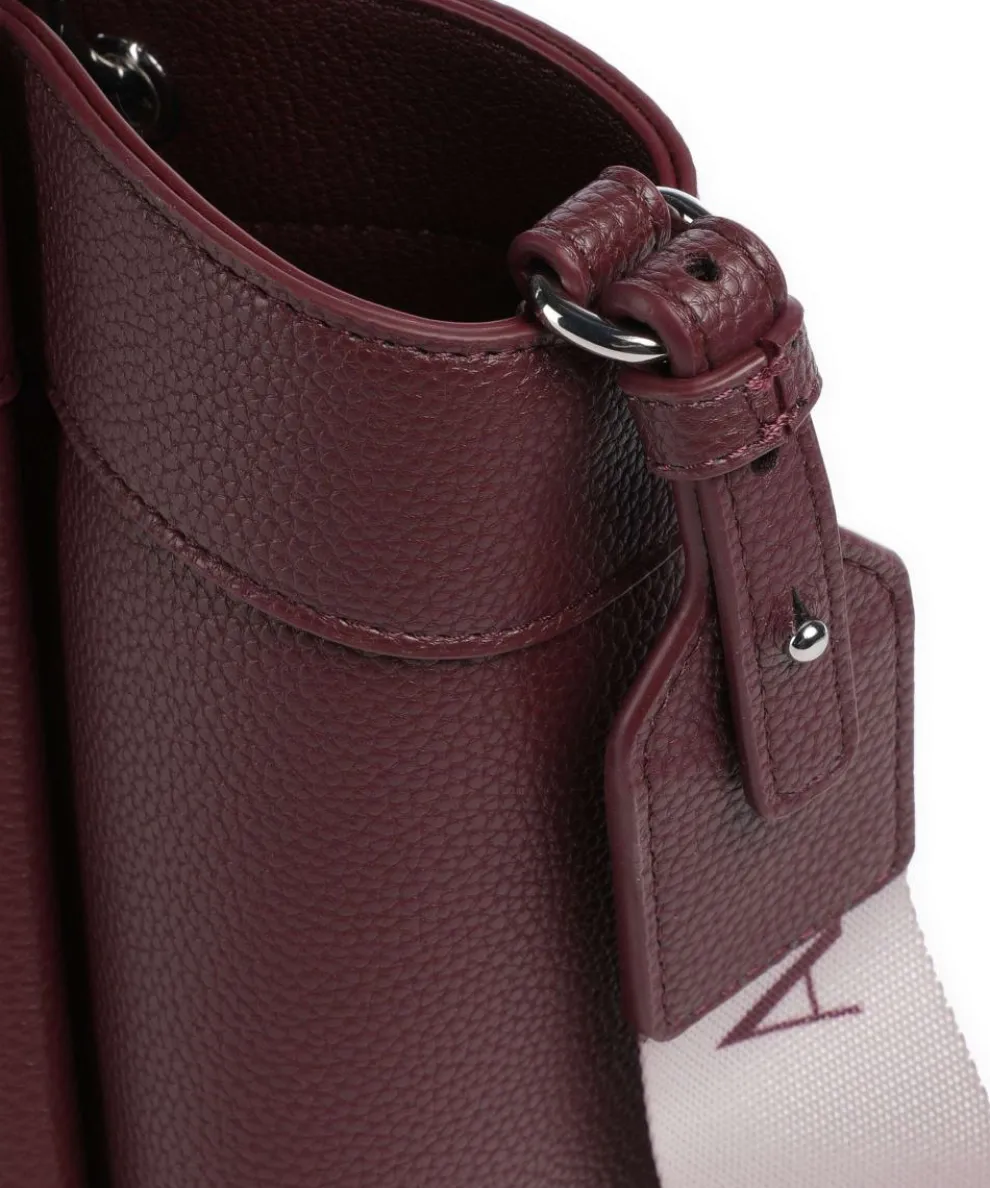 Wave M Handtasche Lederimitat wein