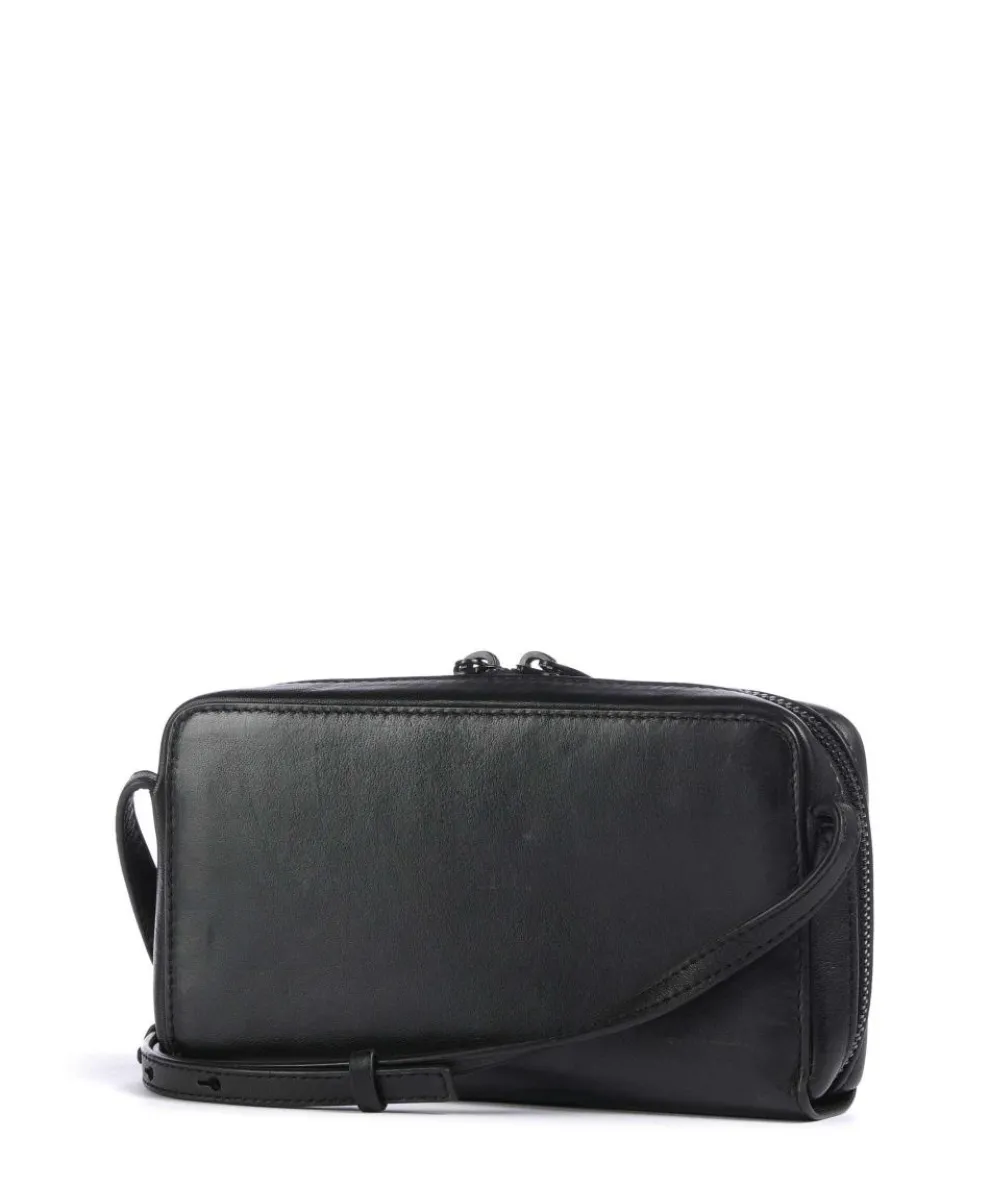 Hera Sheep Natural XS Umhängetasche fein genarbtes Leder schwarz