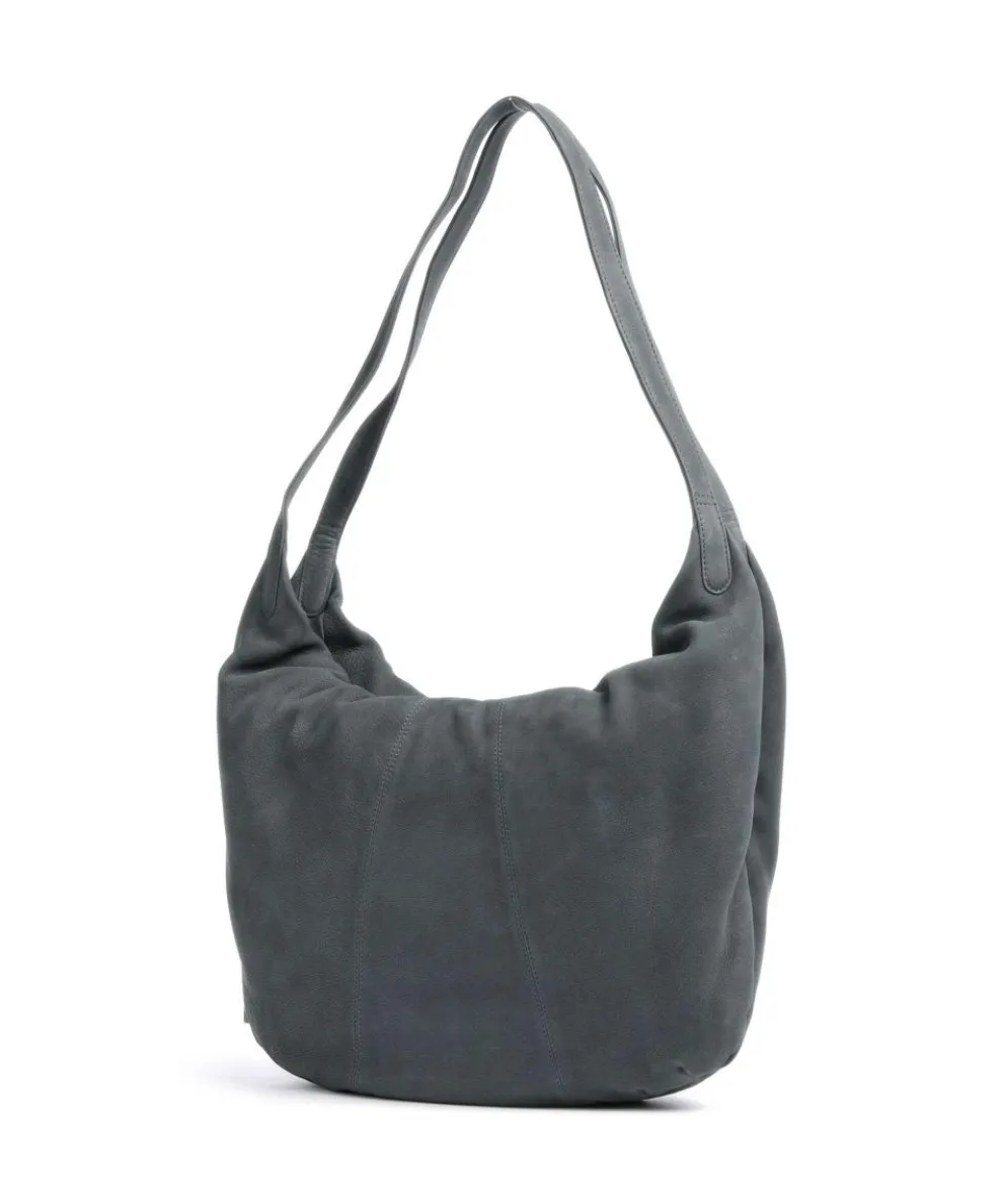 Amelie´s Nettle Bed Ginseng Beuteltasche aufgerautes Leder dunkelgrün