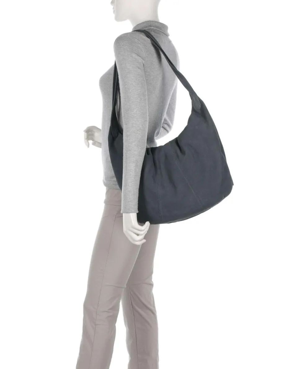 Amelie´s Nettle Bed Ginseng Beuteltasche aufgerautes Leder dunkelgrün