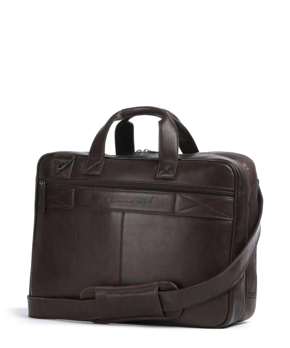 Novum Iseo Aktentasche 16″ Rindsleder dunkelbraun