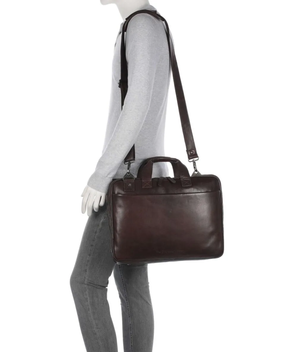 Novum Iseo Aktentasche 16″ Rindsleder dunkelbraun