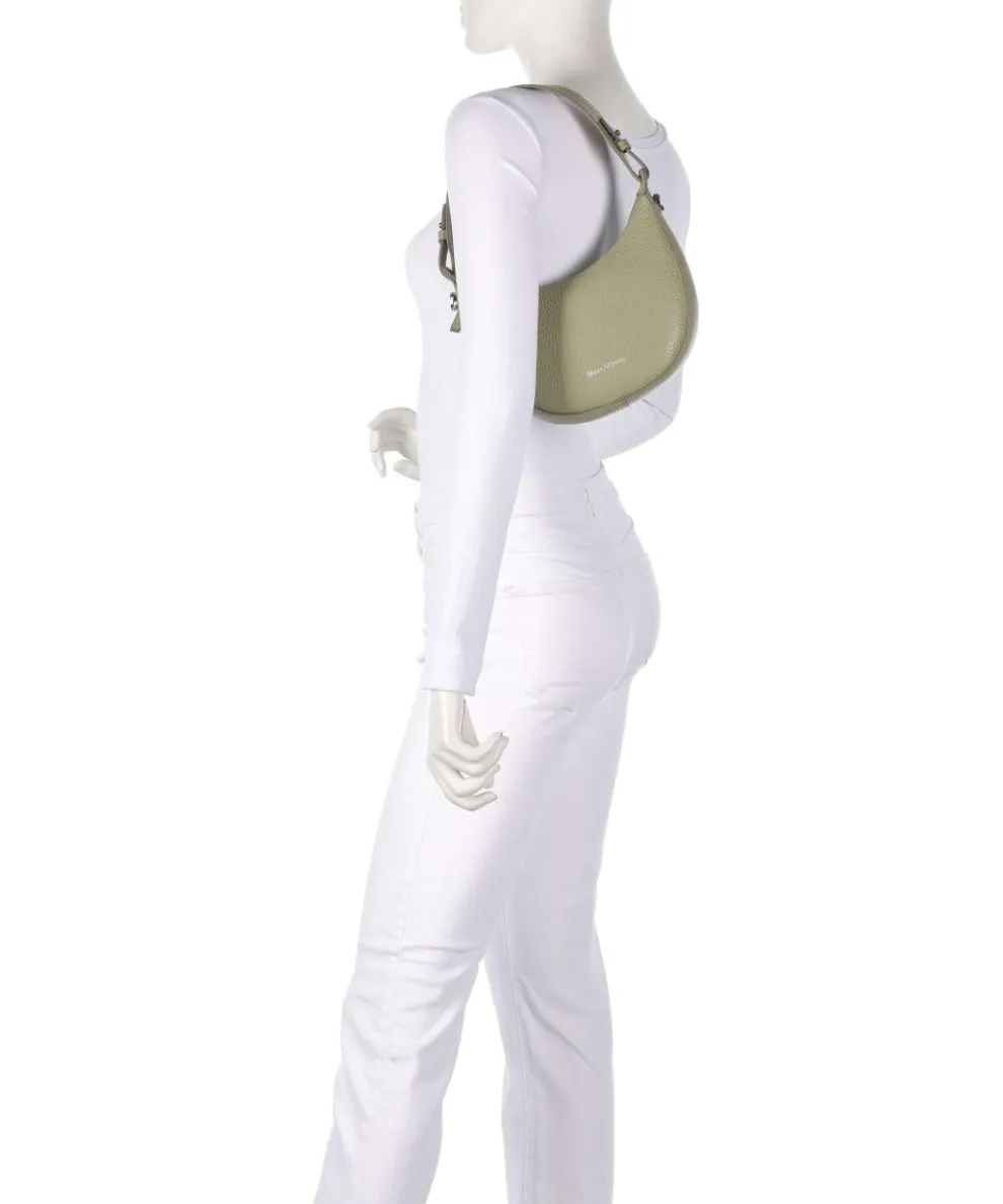 Bira Schultertasche genarbtes Rindsleder olivgrün