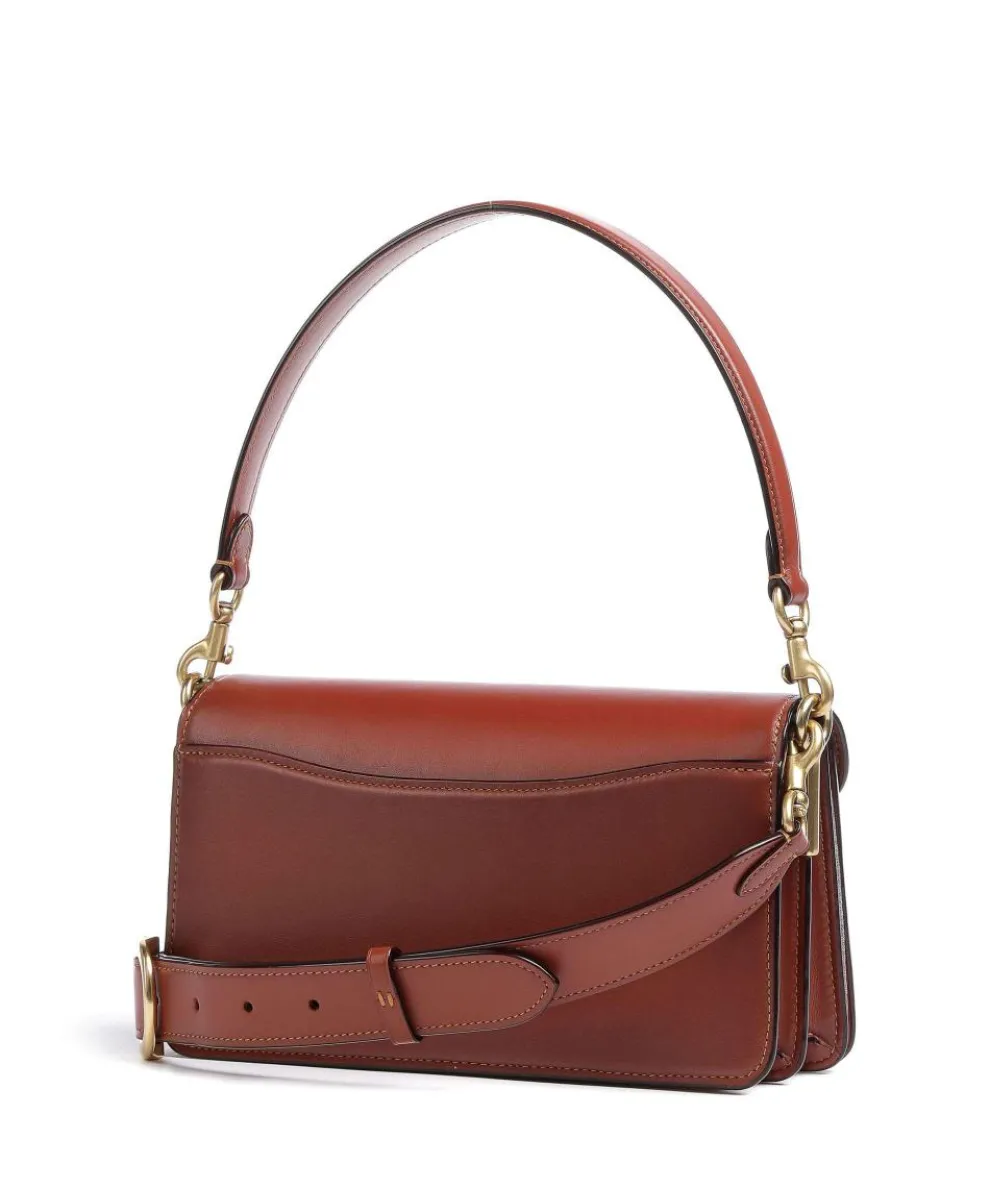 Tabby 26 Schultertasche Canvas, Kalbsleder braun/beige