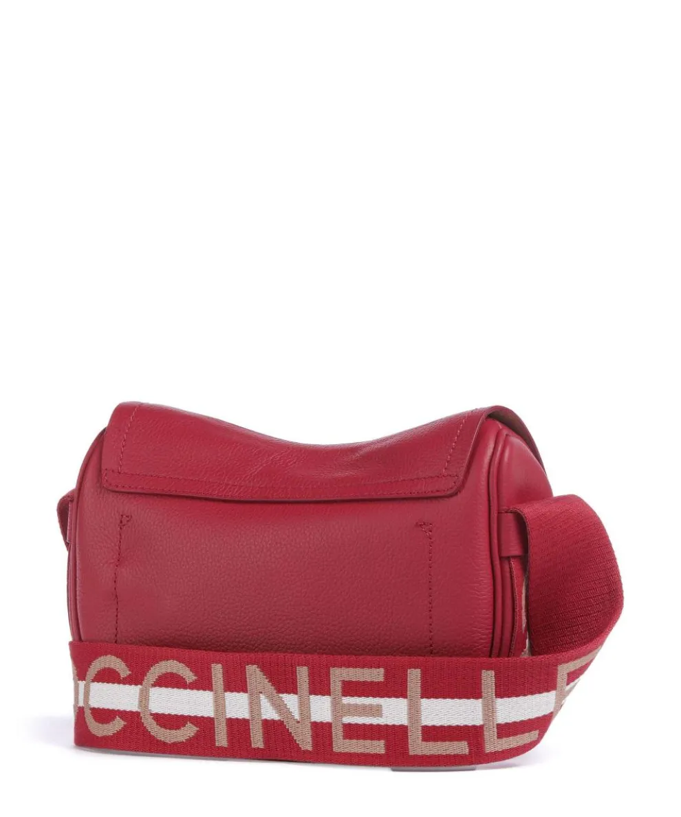 Raquel Umhängetasche genarbtes Leder rot