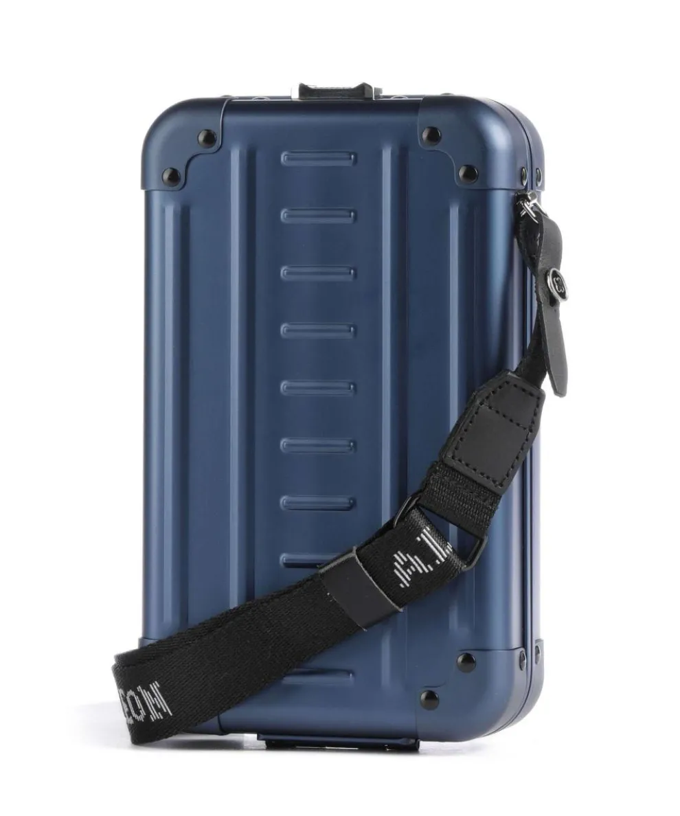 1905 vertical Umhängetasche Aluminium dunkelblau