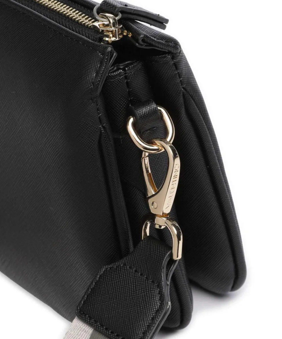 Zero Re Umhängetasche Lederimitat schwarz