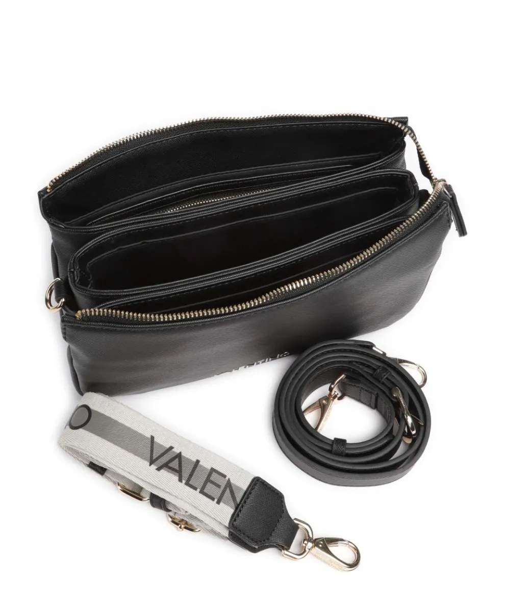 Zero Re Umhängetasche Lederimitat schwarz