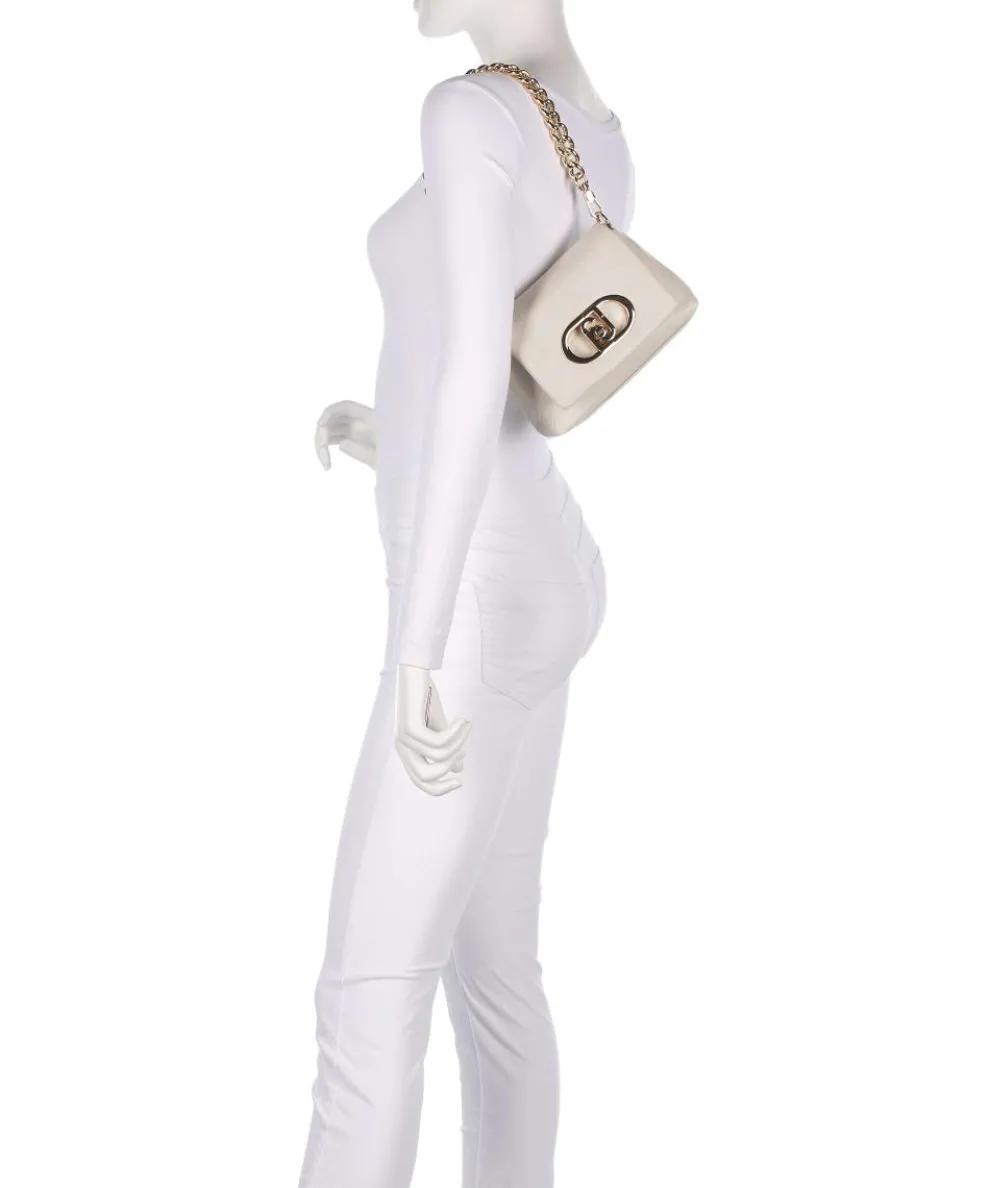 Icon S Schultertasche Lederimitat elfenbein