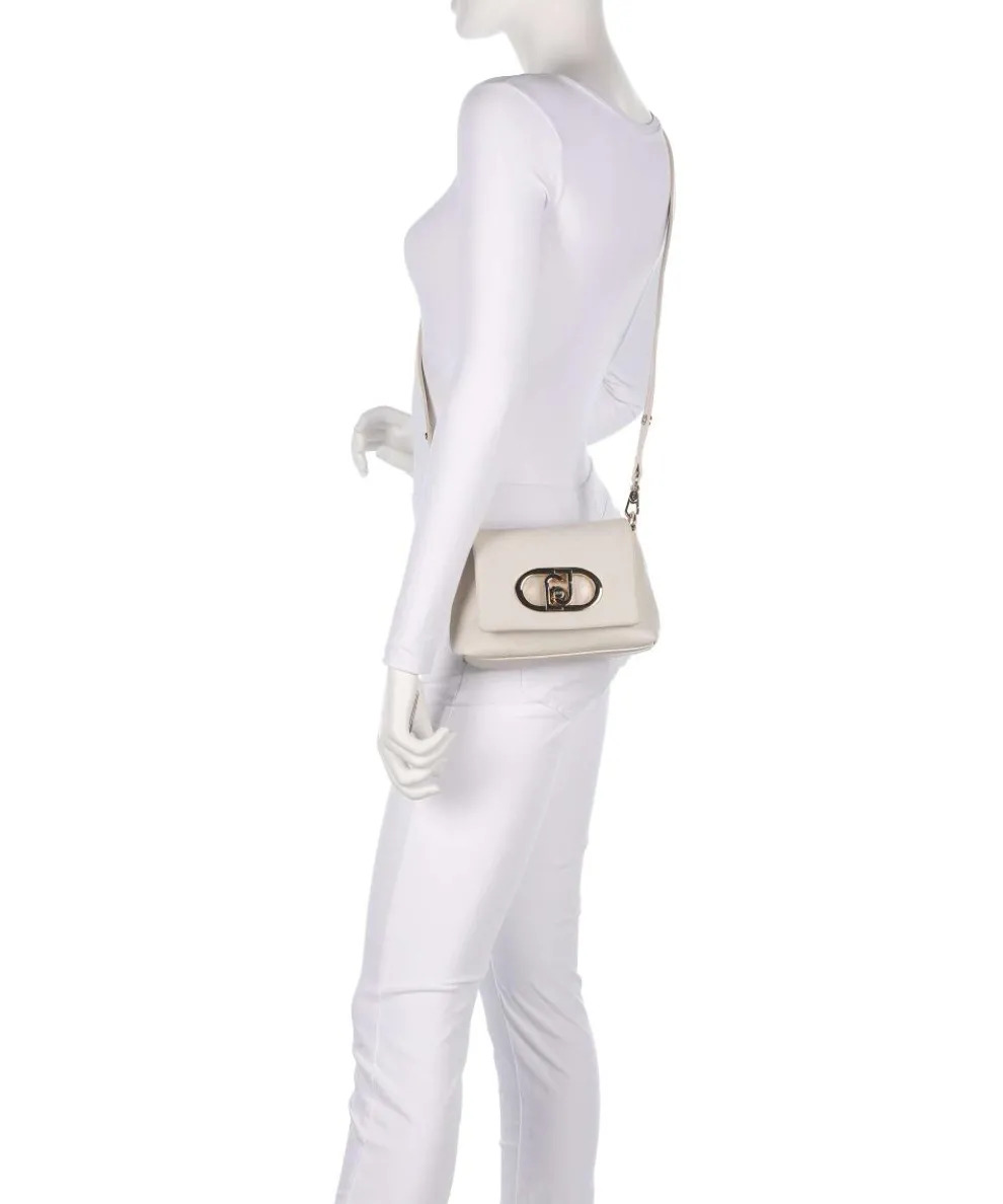 Icon S Schultertasche Lederimitat elfenbein