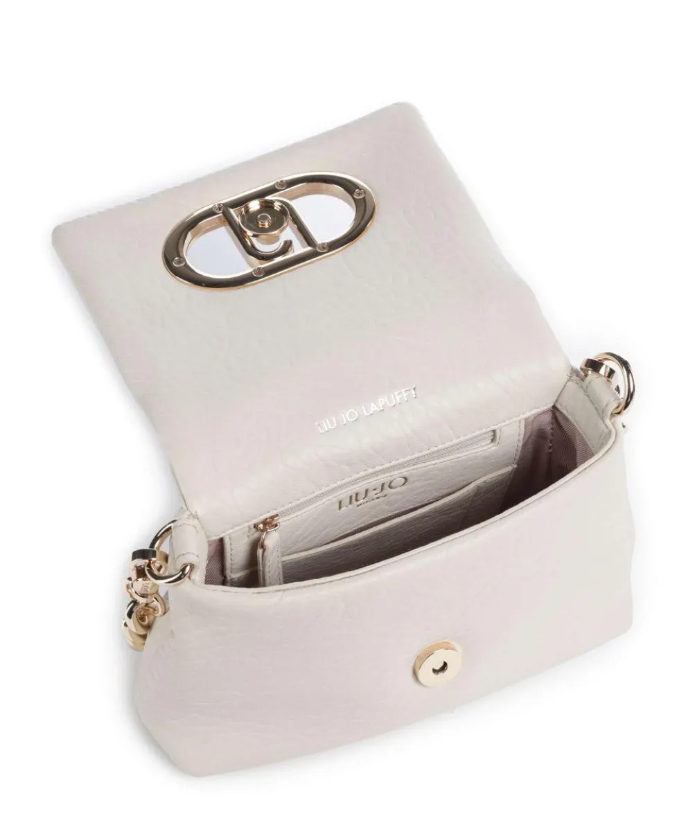 Icon S Schultertasche Lederimitat elfenbein