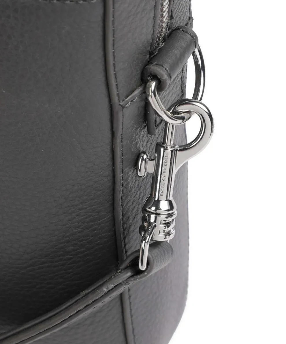 Bosun Aktentasche 15″ genarbtes Rindsleder dunkelgrau