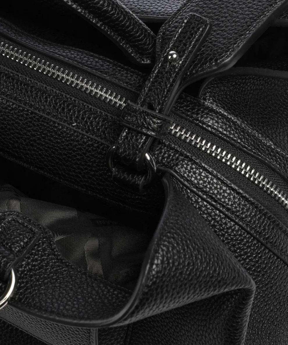 Nicole L Handtasche Lederimitat schwarz