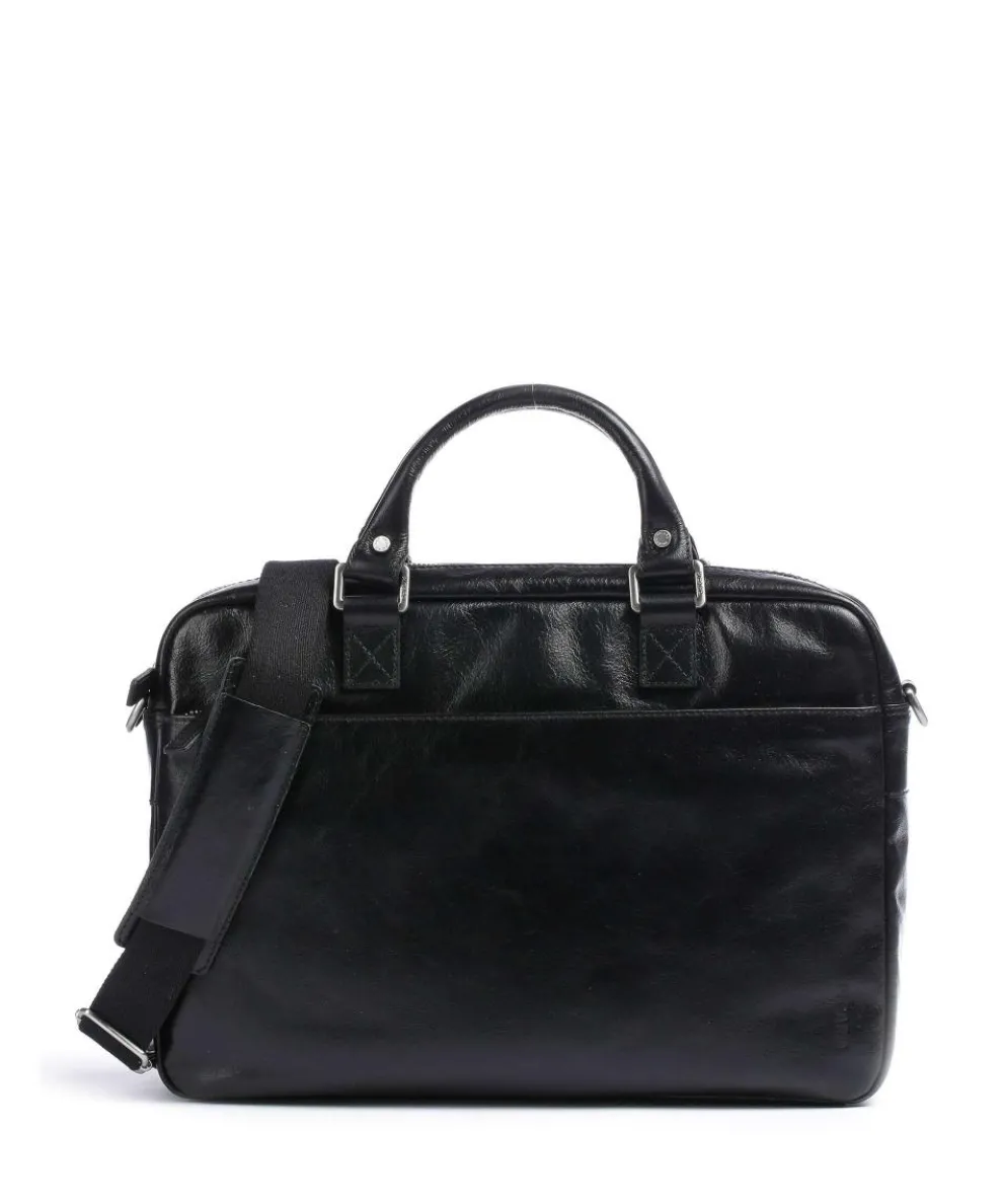 Buddy Aktentasche 13″ Büffelleder schwarz