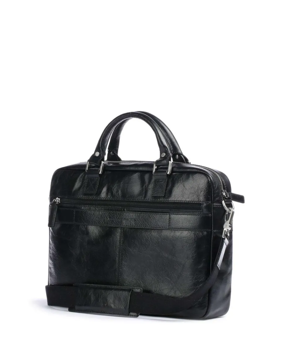 Buddy Aktentasche 13″ Büffelleder schwarz