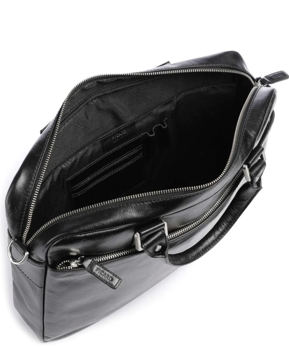 Buddy Aktentasche 13″ Büffelleder schwarz