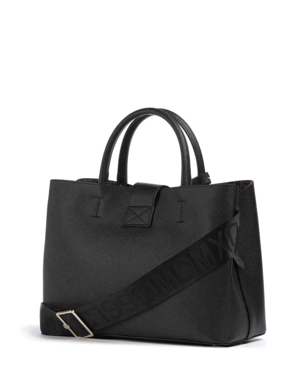 BKESS-L Handtasche Lederimitat schwarz