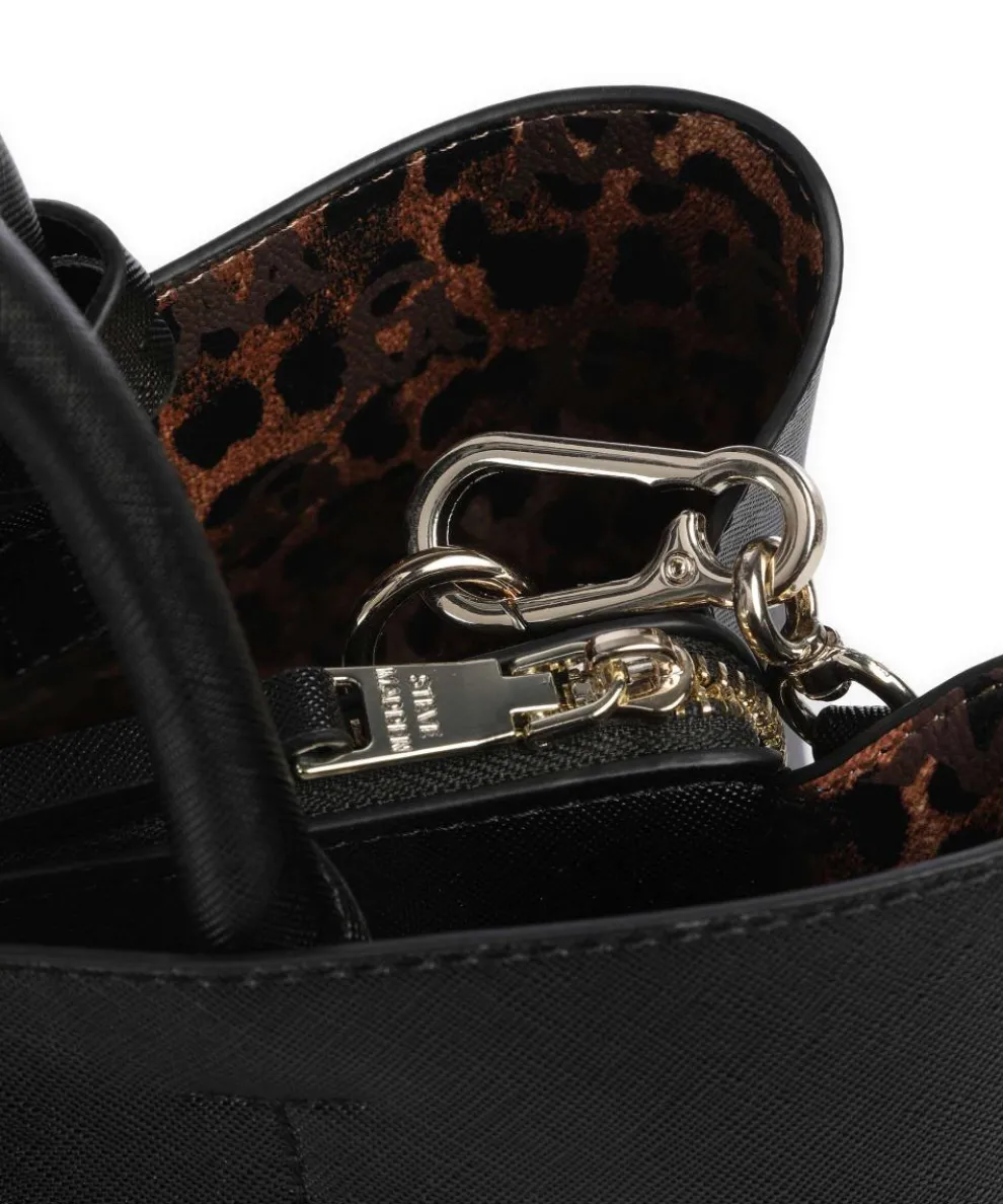 BKESS-L Handtasche Lederimitat schwarz