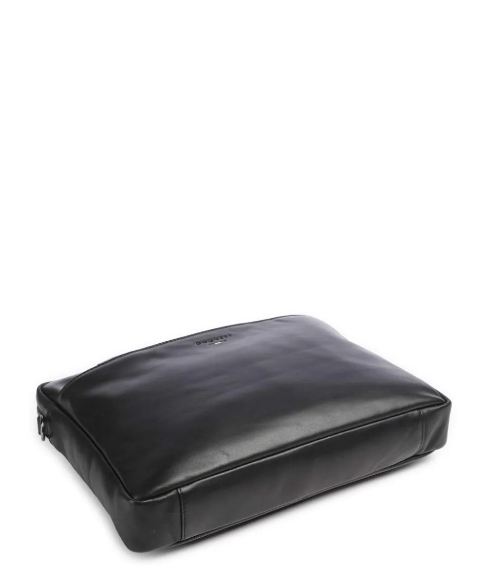 Romeo Aktentasche 14″ fein genarbtes Rindsleder schwarz