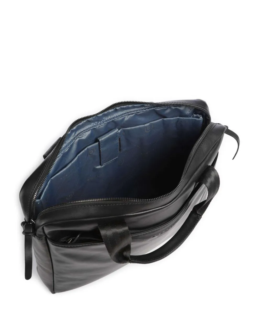 Romeo Aktentasche 14″ fein genarbtes Rindsleder schwarz