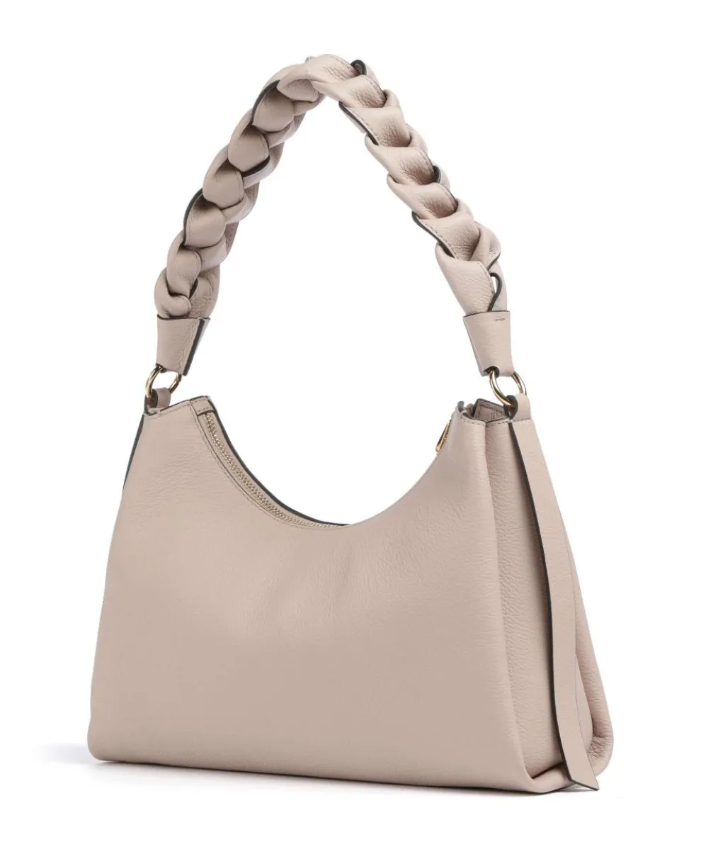 Boheme Grana Double Schultertasche genarbtes Leder altrosa