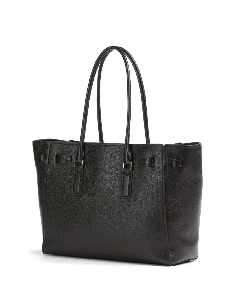 Hamilton Large Shopper genarbtes Rindsleder dunkelbraun