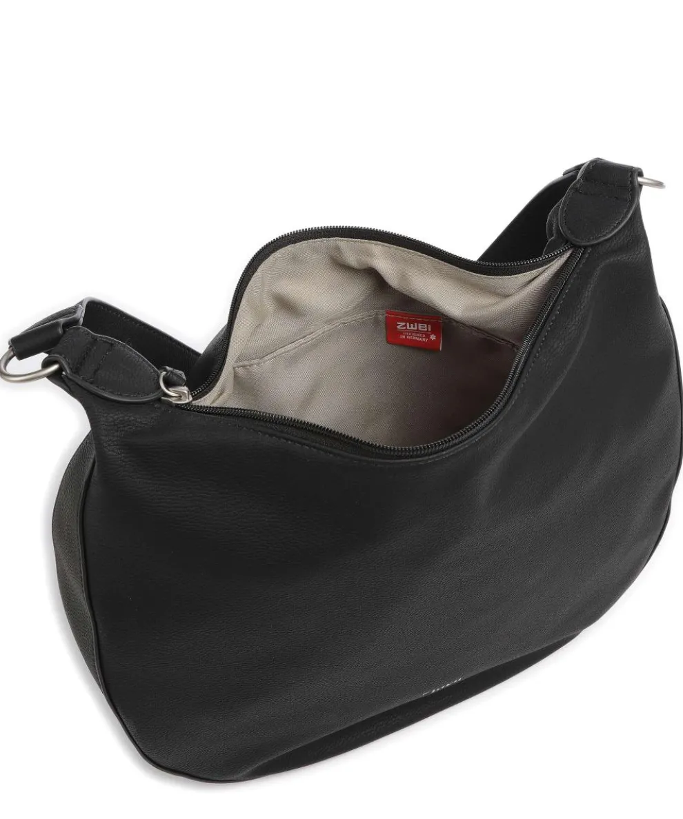 Yuna YU110 Beuteltasche Lederimitat schwarz