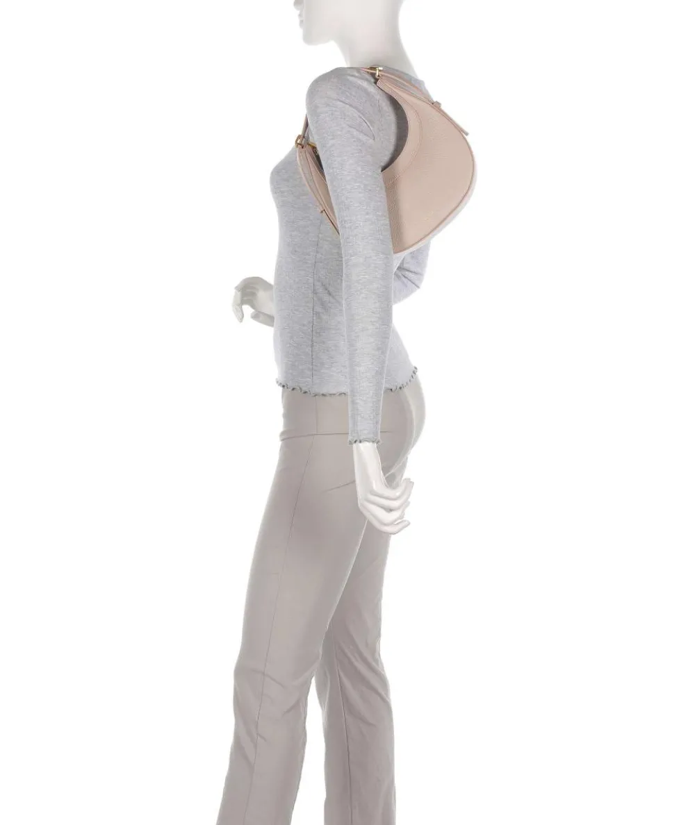 Whisper Schultertasche genarbtes Rindsleder nude