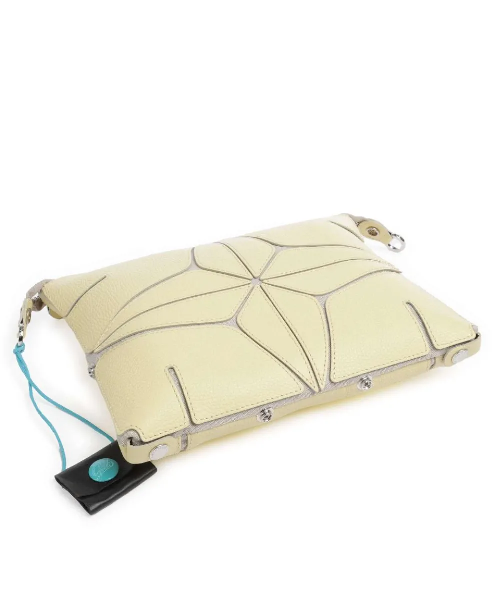 Lily M Umhängetasche genarbtes Kalbsleder gelb