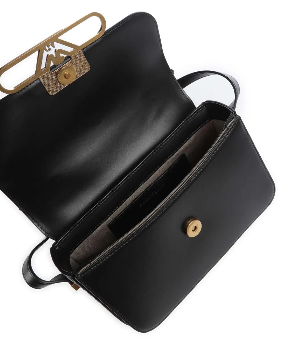 Hera Handtasche Lederimitat schwarz