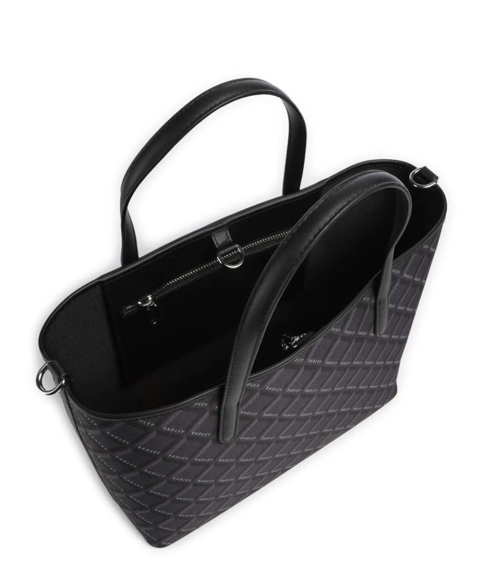 Southwell Gardens Handtasche recyceltes Polyester schwarz