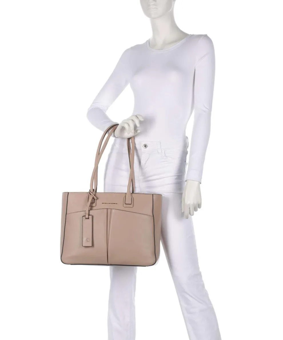 Nevet Shopper 13″ fein genarbtes Rindsleder altrosa