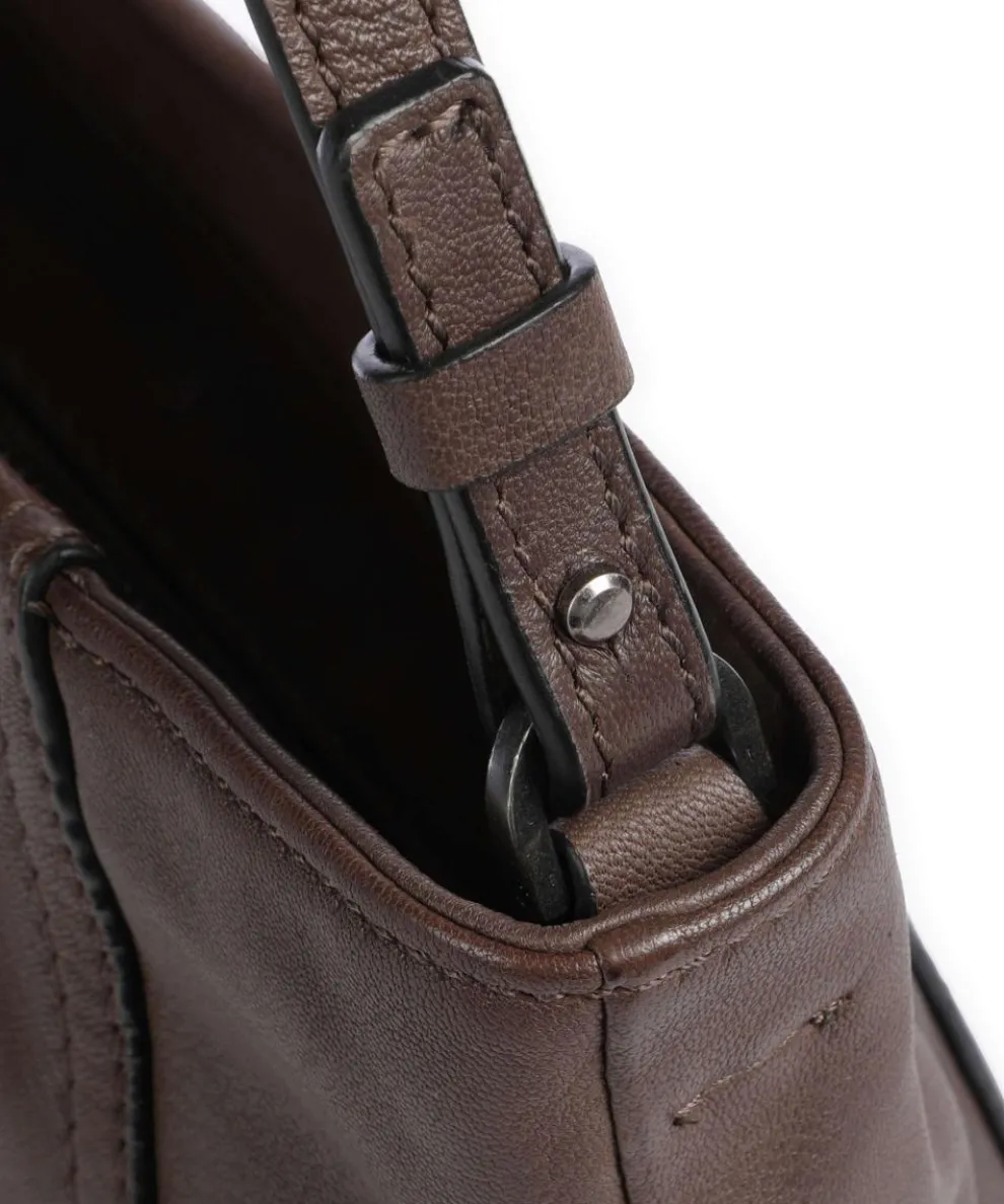 Chudy Sheep Natural S Umhängetasche Schafsleder dunkelbraun