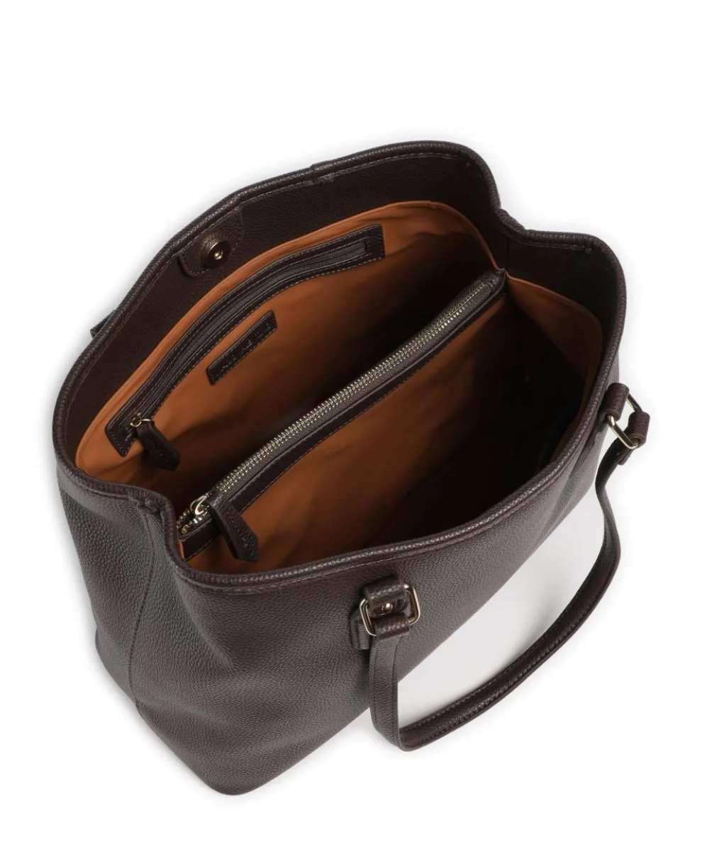 Brixton Shopper Lederimitat dunkelbraun