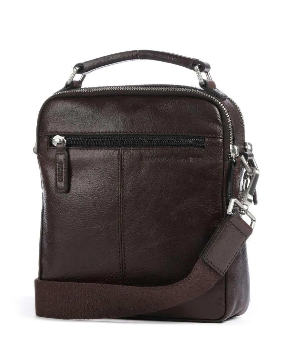 Buddy Umhängetasche Büffelleder dunkelbraun