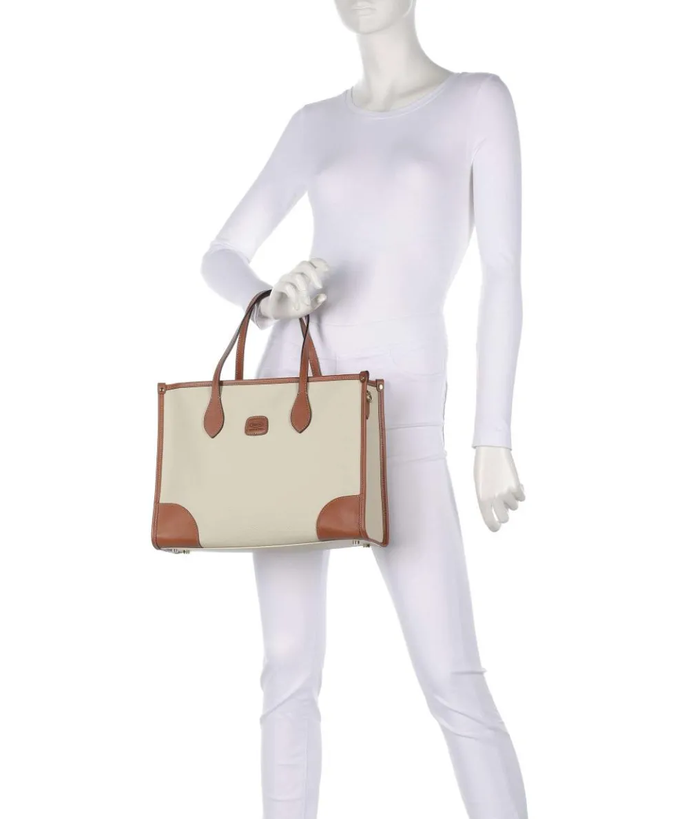 Firenze Shopper Lederimitat creme