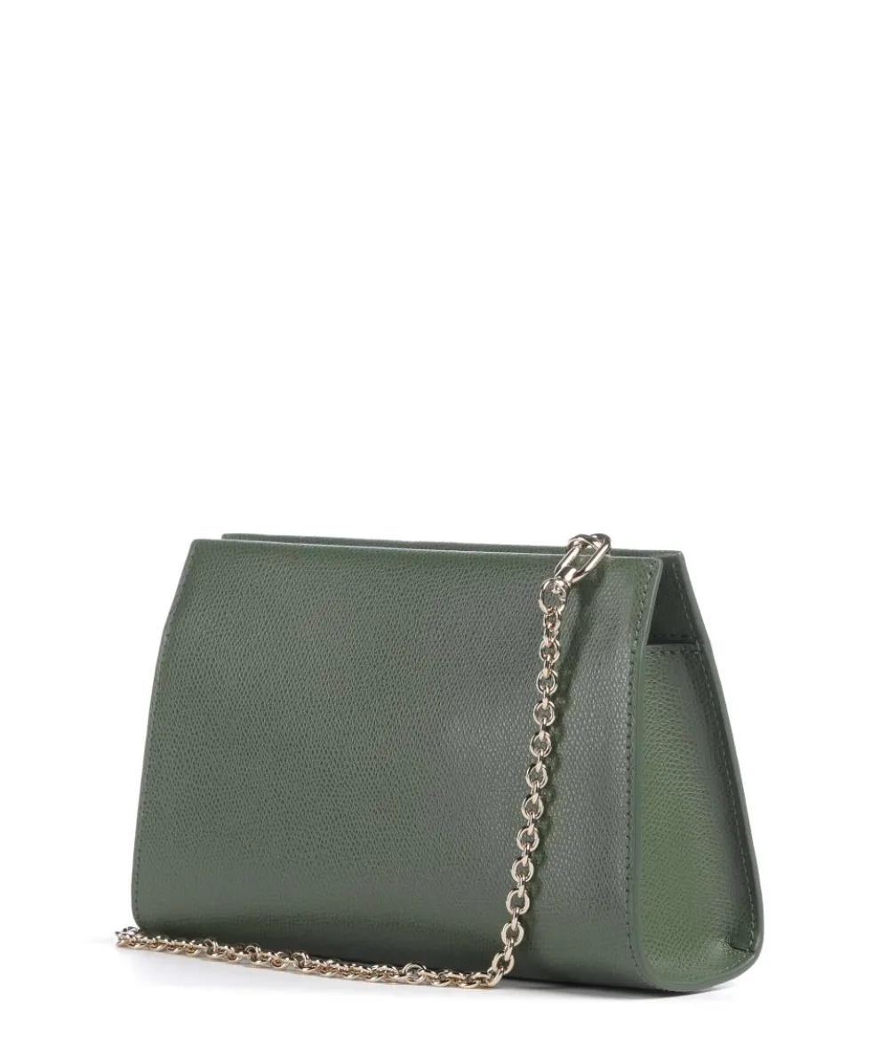 Myfurla Mini Umhängetasche genarbtes Leder khaki
