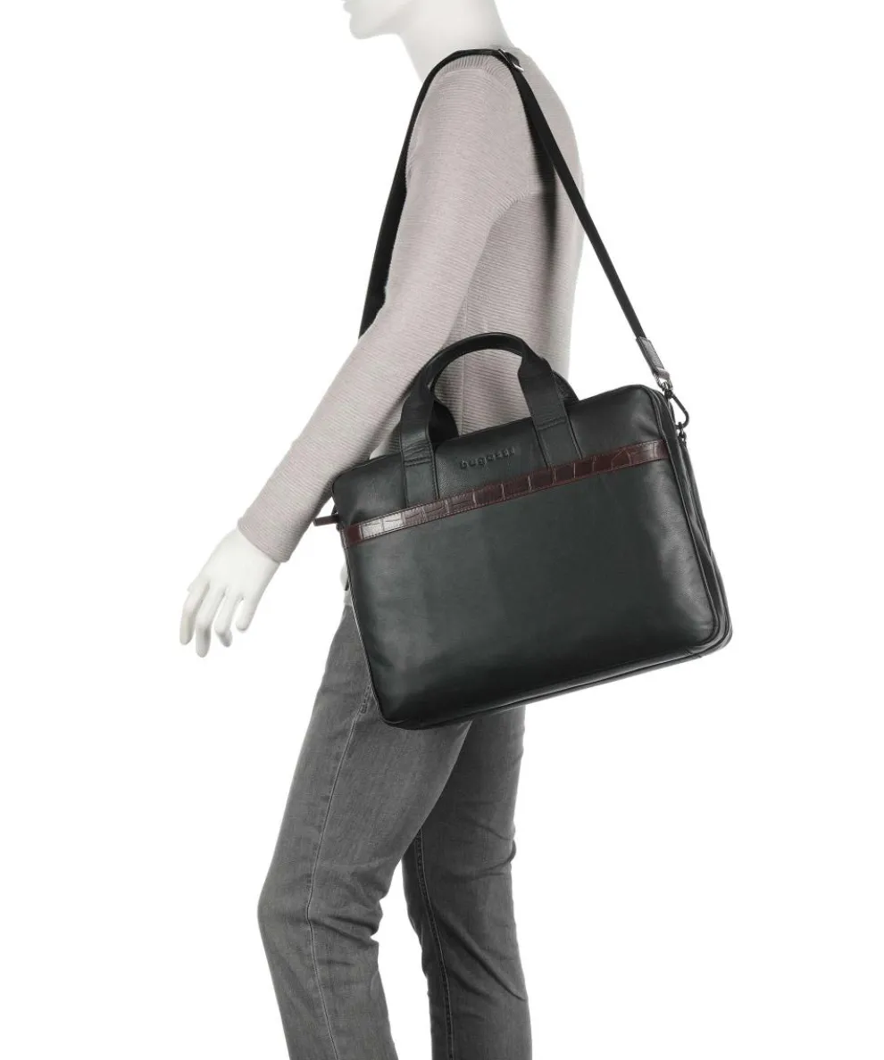 Corso Deluxe Aktentasche 15″ Nappaleder schwarz