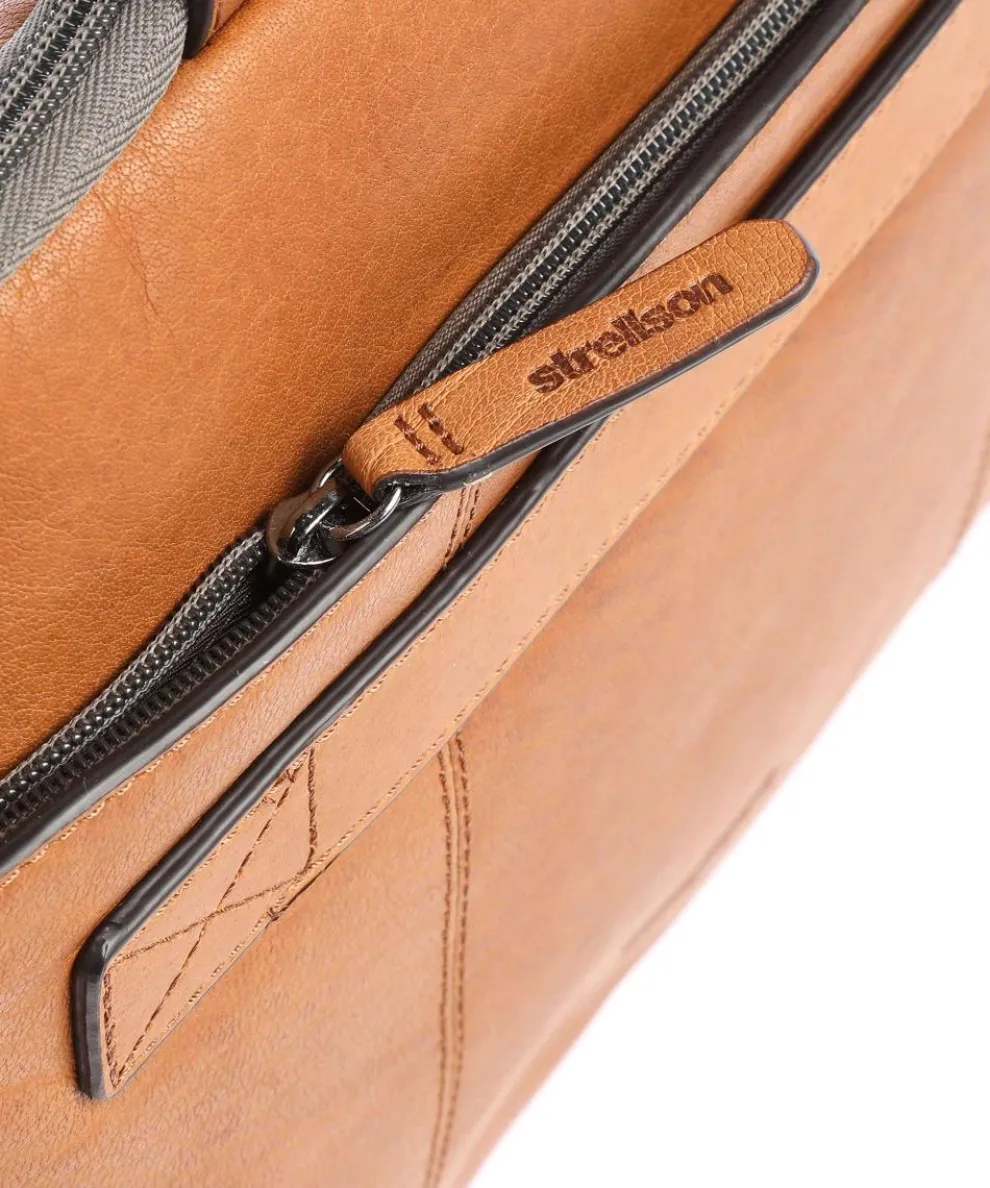 Hyde Park Aktentasche Leder cognac