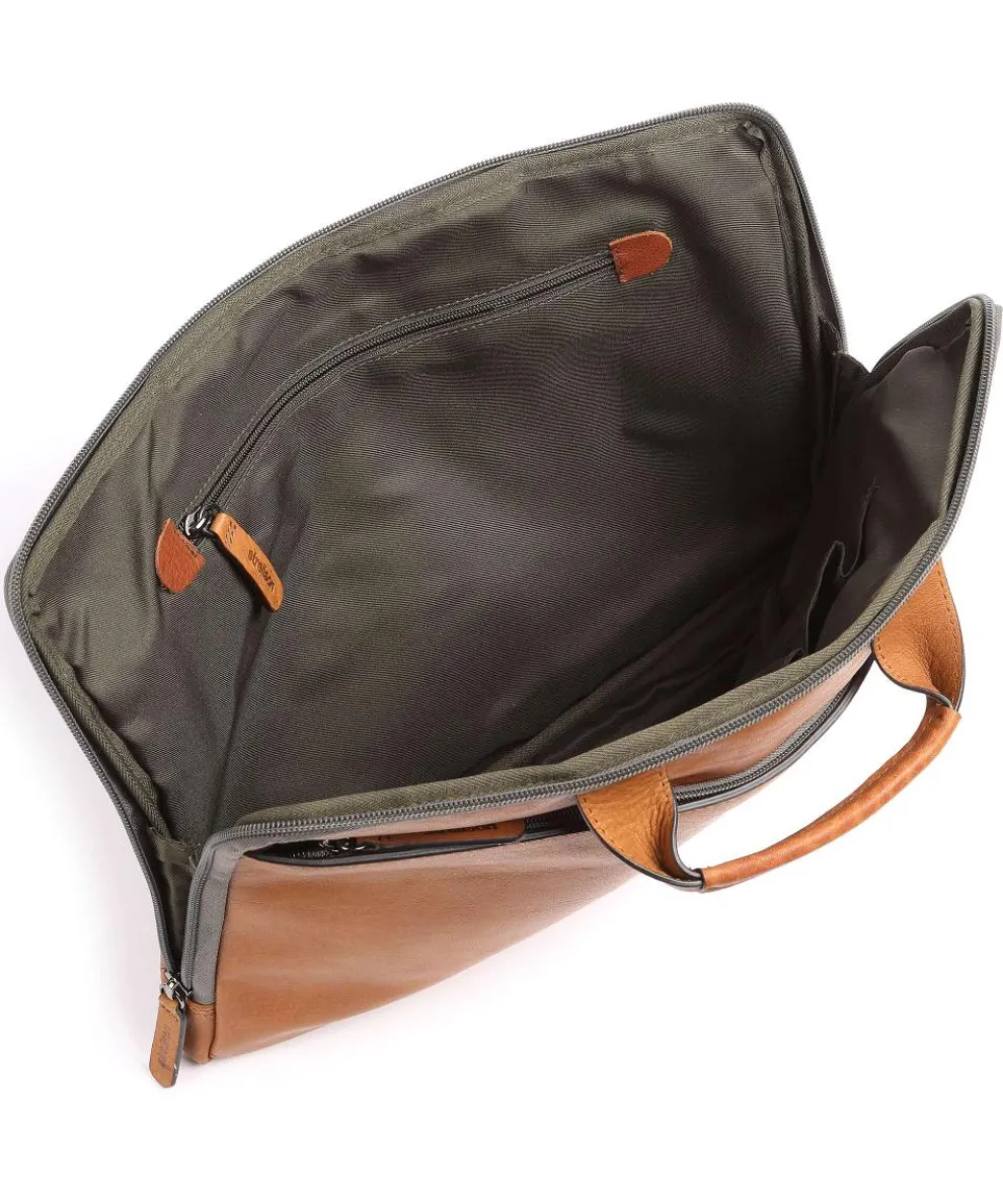 Hyde Park Aktentasche Leder cognac