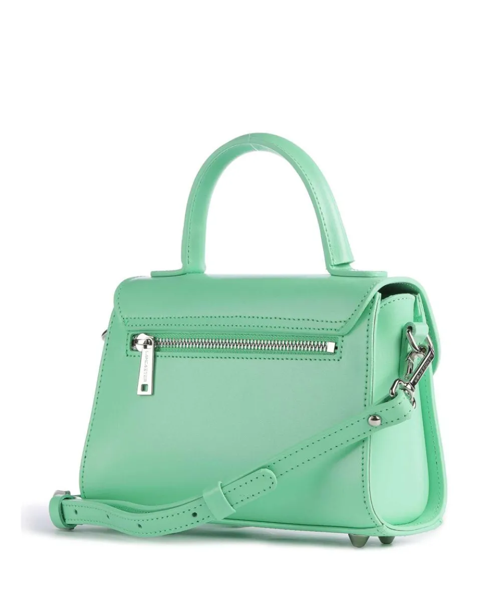 Suave Even Handtasche glattes Rindsleder hellgrün