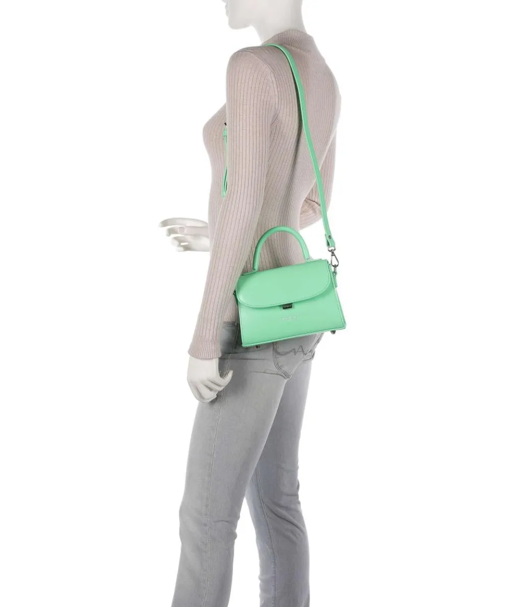 Suave Even Handtasche glattes Rindsleder hellgrün