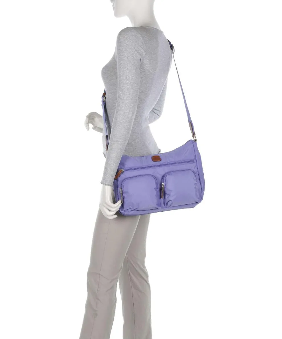 X-Collection Schultertasche recyceltes Nylon violett